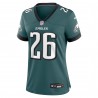 Saquon Barkley Philadelphia Eagles Nike Game Player-Trikot für Damen – Mitternachtsgrün