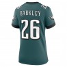 Saquon Barkley Philadelphia Eagles Nike Game Player-Trikot für Damen – Mitternachtsgrün