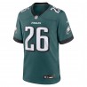 Saquon Barkley Philadelphia Eagles Nike Game Player-Trikot – Mitternachtsgrün