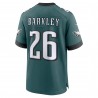 Saquon Barkley Philadelphia Eagles Nike Game Player-Trikot – Mitternachtsgrün