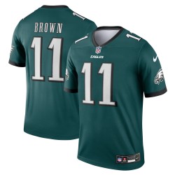 A.J. Braunes Nike Team Legend Player Performance-Oberteil der Philadelphia Eagles – Grün