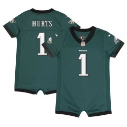 Jalen tut den Philadelphia Eagles weh. Nike Strampler-Trikot für Neugeborene und Kleinkinder – Mitternachtsgrün