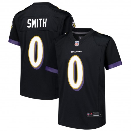 Roquan Smith Baltimore Ravens Nike Jugend-Spieltrikot für alternative Spieler – Schwarz