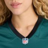 A.J. Braunes Nike Damen-Team-Spieltrikot der Philadelphia Eagles – Mitternachtsgrün