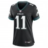 A.J. Braunes Philadelphia Eagles Nike Damen-Ausweichtrikot – Schwarz