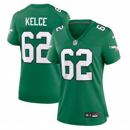 Jason Kelce Philadelphia Eagles Nike Damen-Spielertrikot – Kelly Green