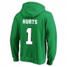 Jalen Hurts Philadelphia Eagles Fanatics Big & Tall Fleece-Kapuzenpullover mit Namen und Nummer – Kelly Green