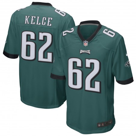 Jason Kelce Philadelphia Eagles Nike Spieltrikot – Mitternachtsgrün