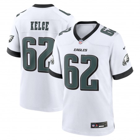 Jason Kelce Philadelphia Eagles Nike Weißes Spieltrikot – Weiß