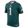 Jalen verletzt Philadelphia Eagles Nike Team Legend Player Performance Top – Grün