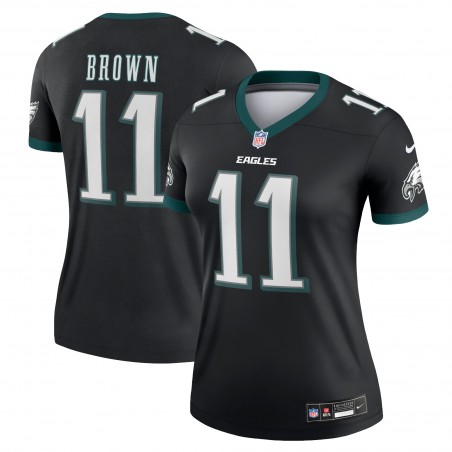 A.J. Braunes Nike Alternate Legend Player Performance-Oberteil der Philadelphia Eagles für Damen – Schwarz