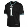 Jalen verletzt Philadelphia Eagles Nike Jugend-Spieltrikot – Schwarz