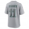 A.J. Braunes Philadelphia Eagles Nike Super Bowl LVII Patch Atmosphere Fashion Game-Trikot – Grau