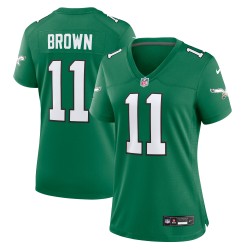 A.J. Braunes Nike Damen-Spielertrikot der Philadelphia Eagles – Kelly Green