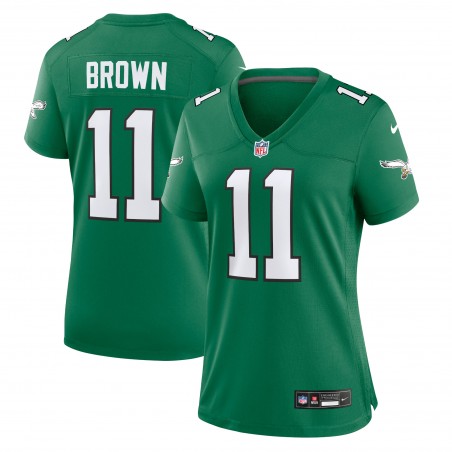 A.J. Braunes Nike Damen-Spielertrikot der Philadelphia Eagles – Kelly Green