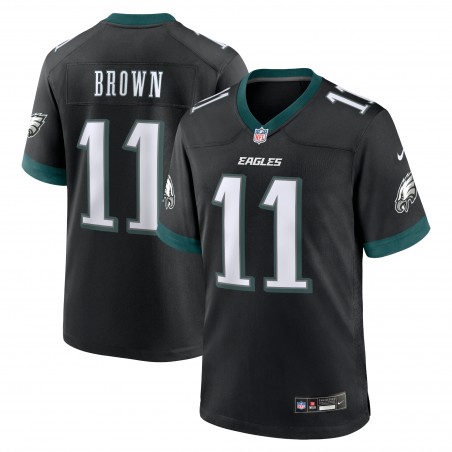 A.J. Braunes Nike Alternative Game-Trikot der Philadelphia Eagles – Schwarz