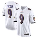 Justin Tucker Baltimore Ravens Nike Spieltrikot – Weiß