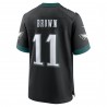 A.J. Braunes Nike Alternative Game-Trikot der Philadelphia Eagles – Schwarz