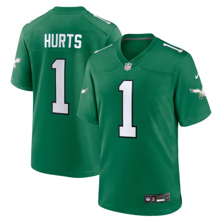 Jalen verletzt Philadelphia Eagles Nike Jugend-Spieltrikot – Kelly Green