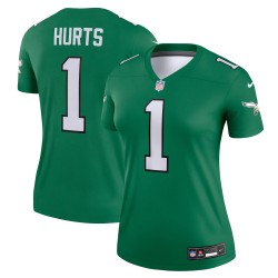 Jalen tut den Philadelphia Eagles weh. Nike Alternate Legend Player Performance-Oberteil für Damen – Kelly Green