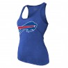 Keon Coleman Buffalo Bills Majestic Threads Tri-Blend-Tanktop mit U-Ausschnitt und Namen und Nummer für Damen – Royalblau