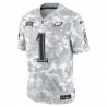 Jalen verletzt Philadelphia Eagles Nike 2024 Salute to Service Limited Trikot – Arctic Camo