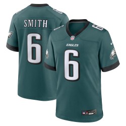 DeVonta Smith Philadelphia Eagles Nike Team Game-Trikot – Mitternachtsgrün