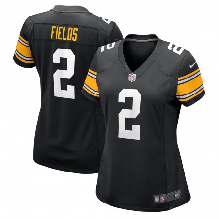 Justin Fields Pittsburgh Steelers Nike Damen-Ausweichtrikot – Schwarz