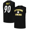 T.J. Watt Pittsburgh Steelers Fanatics Big & Tall Muskel-Tanktop – Schwarz