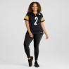 Justin Fields Pittsburgh Steelers Nike Game Player-Trikot für Damen – Schwarz