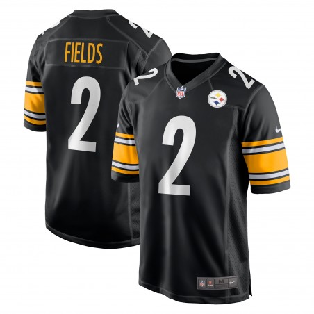 Justin Fields Pittsburgh Steelers Nike Game Player-Trikot – Schwarz