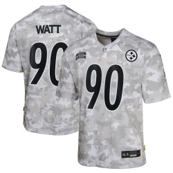 T.J. Watt Pittsburgh Steelers Nike Jugend 2024 Salute to Service Spieltrikot – Arctic Camo