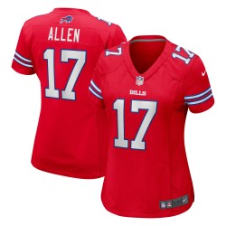 Josh Allen Buffalo Bills Nike Damen-Spielertrikot – Rot