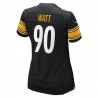 T.J. Watt Pittsburgh Steelers Nike Damen-Spieltrikot – Schwarz