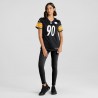 T.J. Watt Pittsburgh Steelers Nike Damen-Spieltrikot – Schwarz