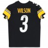 Russell Wilson Pittsburgh Steelers signiertes Fanatics-Authentisches schwarzes Nike Elite-Trikot