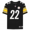 Najee Harris Pittsburgh Steelers Fanatics Authentisches signiertes Nike Limited-Trikot – Schwarz