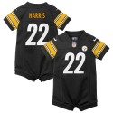 Najee Harris Pittsburgh Steelers Nike Spielstrampler-Trikot für Neugeborene und Kleinkinder – Schwarz