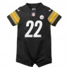 Najee Harris Pittsburgh Steelers Nike Spielstrampler-Trikot für Neugeborene und Kleinkinder – Schwarz