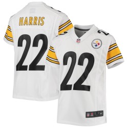 Najee Harris Pittsburgh Steelers Nike Jugend-Spieltrikot – Weiß