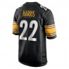 Najee Harris Pittsburgh Steelers Nike Spieltrikot – Schwarz