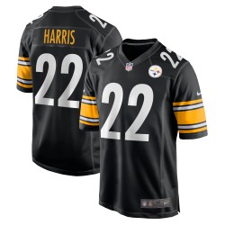 Najee Harris Pittsburgh Steelers Nike Jugend-Spieltrikot – Schwarz