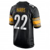 Najee Harris Pittsburgh Steelers Nike Jugend-Spieltrikot – Schwarz