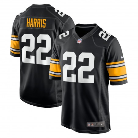 Najee Harris Pittsburgh Steelers Nike Heimspieler-Spieltrikot – Schwarz