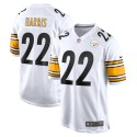 Najee Harris Pittsburgh Steelers Nike Spieltrikot – Weiß