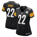 Najee Harris Pittsburgh Steelers Nike Damen-Team-Spieltrikot – Schwarz