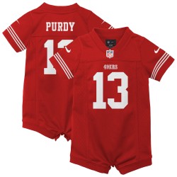 Brock Purdy San Francisco 49ers Nike Strampler-Trikot für Neugeborene und Kleinkinder – Scharlachrot