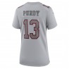 Brock Purdy San Francisco 49ers Nike Damen Super Bowl LVIII Atmosphere Mode-Spieltrikot – Grau