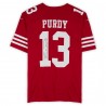 Brock Purdy San Francisco 49ers signiertes Fanatics-Authentisches Nike Scarlet Limited-Trikot