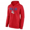 Josh Allen Buffalo Bills Damen-Pullover-Hoodie mit Team-Wordmark-Spielername und -nummer – Rot